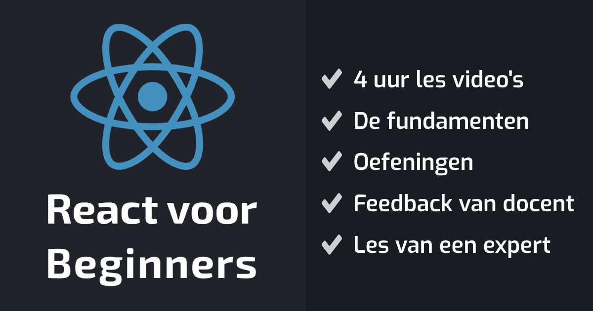 React voor Beginners